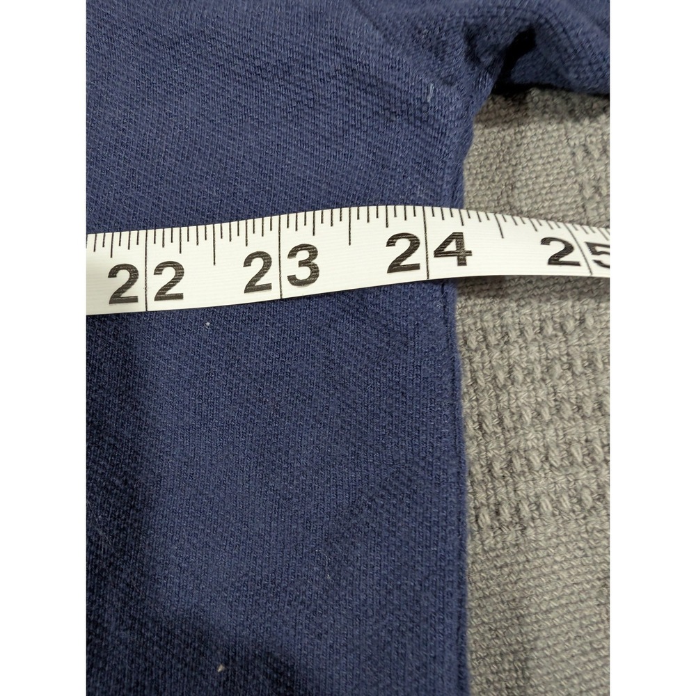 Fruit of the Loom Mens XL Navy Blue Cotton Pique Polo Shirt Tipped Collar - Picture 8 of 8